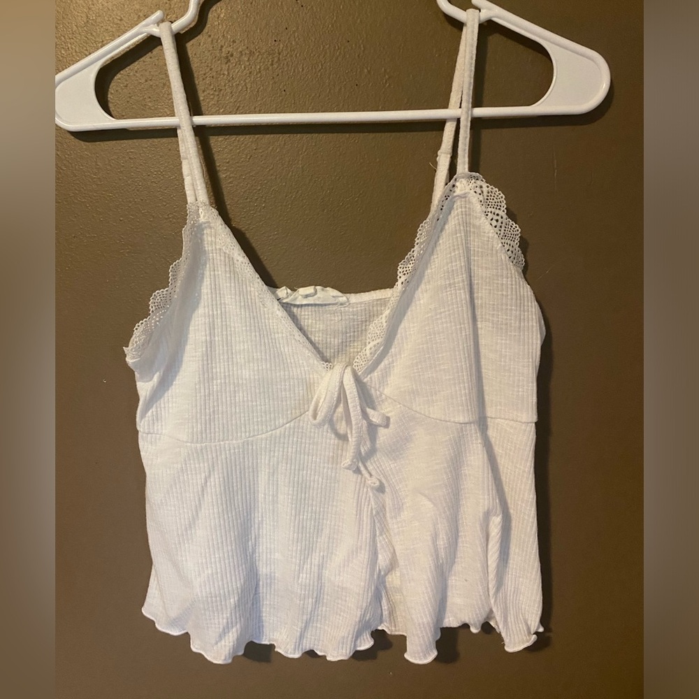 Hippie Rose Little White Tank Size Medium